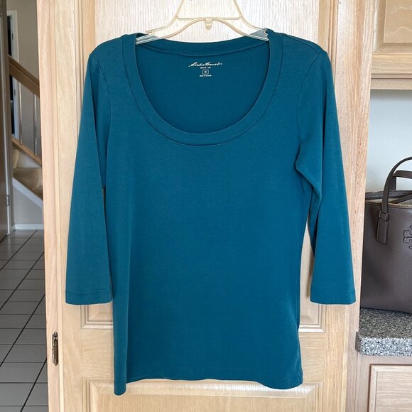 Eddie Bauer Tee - Teal - Picture 4 of 5